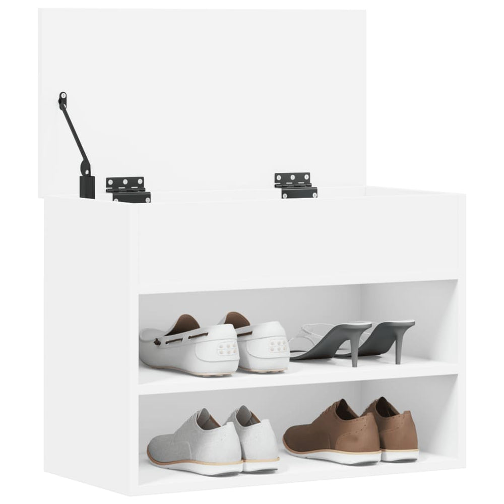 Schuhbank Weiß 60x30x45cm