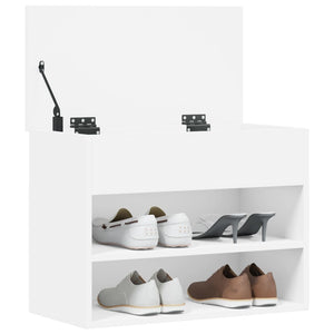 Schuhbank Weiß 60x30x45cm
