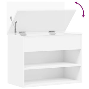 Schuhbank Weiß 60x30x45cm