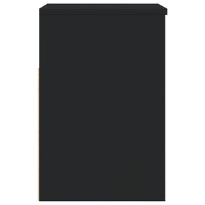 Schuhbank Schwarz 60 cm mit Truhe