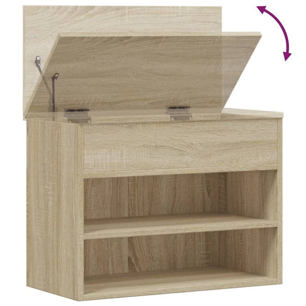 Schuhbank Sonoma-Eiche 60 cm