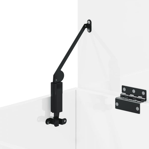 Schuhbank Weiß Hochglanz 60cm