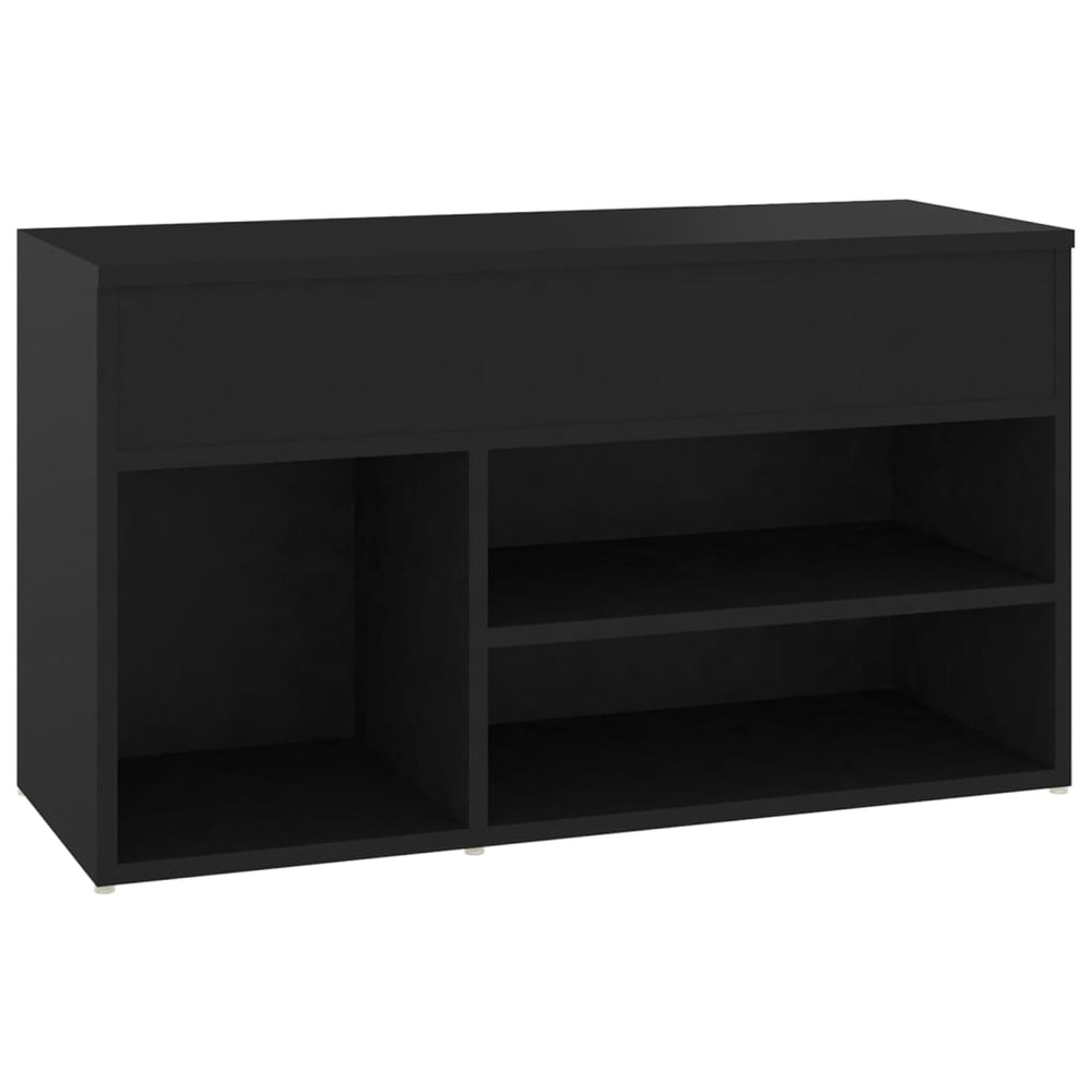 Schuhbank Schwarz 80 cm