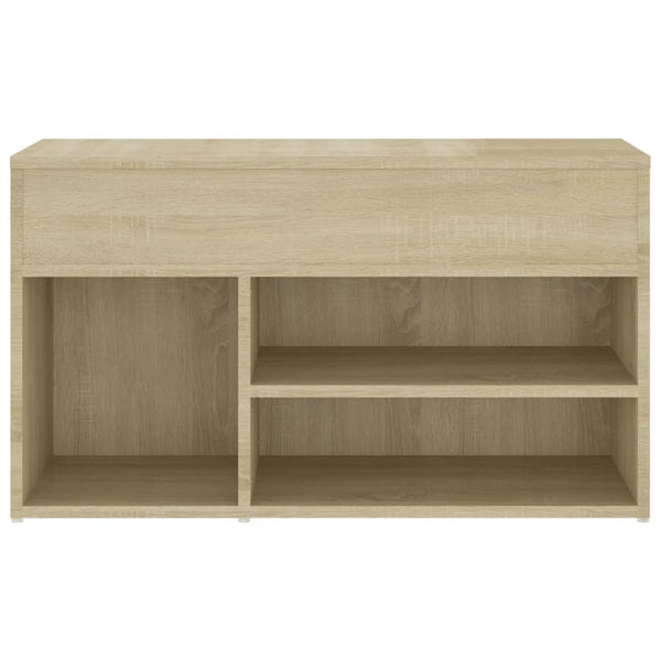 Schuhbank Sonoma Eiche 80 cm