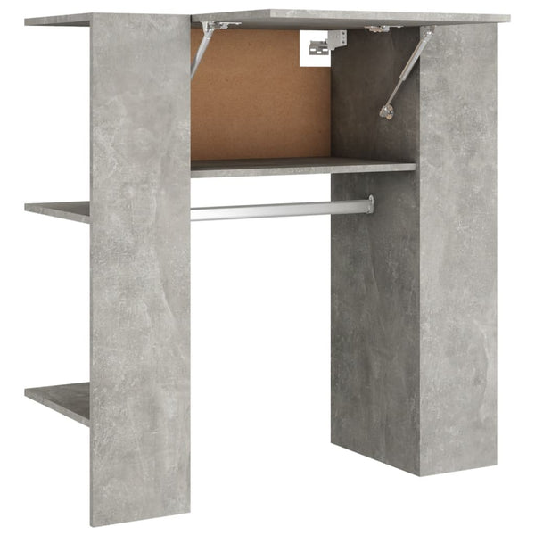 Flurschrank Betongrau Holzwerkstoff 97,5 cm