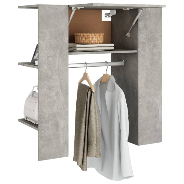 Flurschrank Betongrau Holzwerkstoff 97,5 cm