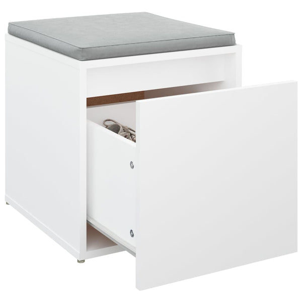 Schubladenbox Weiß 40,5x40x40 cm