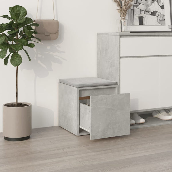 Schubladenbox Betongrau 40,5x40x40 cm