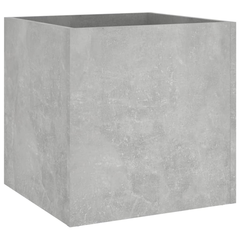 Betongrauer Pflanzkasten 40x40 cm