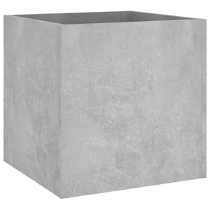 Betongrauer Pflanzkasten 40x40 cm