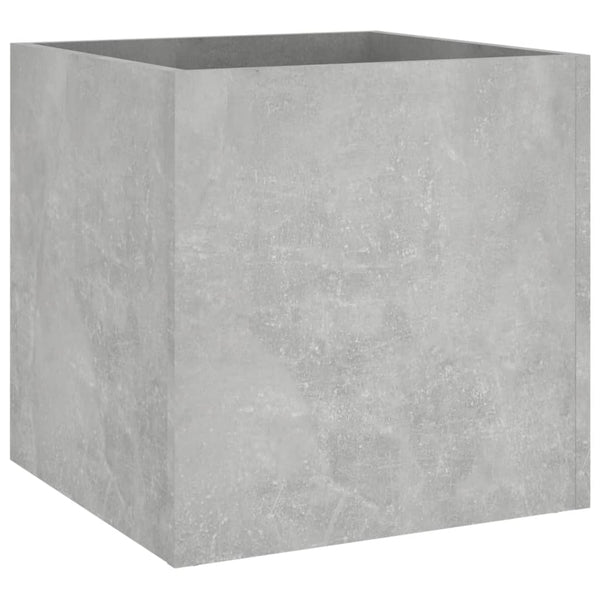 Betongrauer Pflanzkasten 40x40 cm