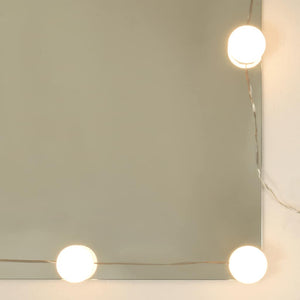 Schminktisch mit LED-Beleuchtung, Weiß