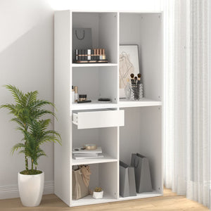 vidaXL Meuble de maquillage Blanc 80x40x75 cm Bois d'ingénierie
