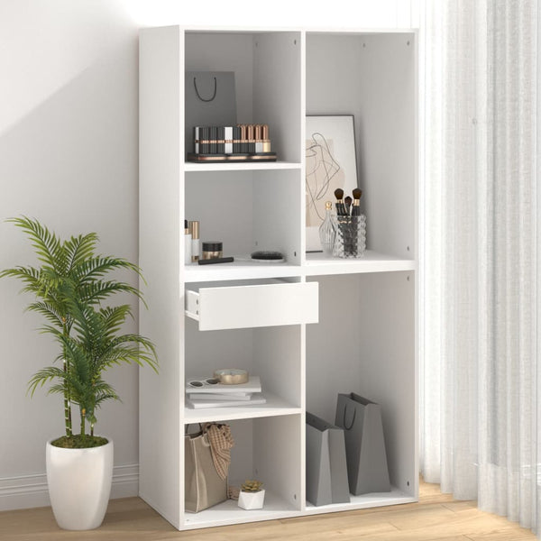 vidaXL Meuble de maquillage Blanc 80x40x75 cm Bois d'ingénierie