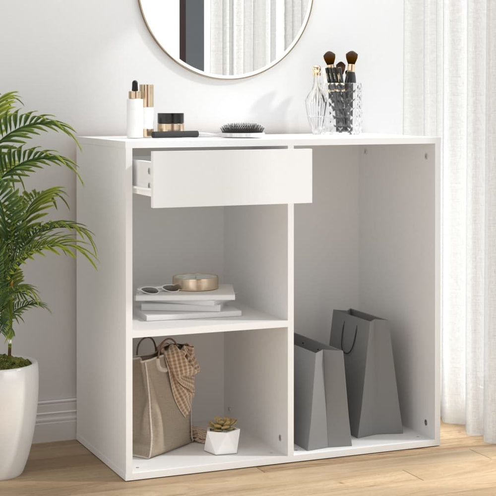 Kosmetikschrank Weiß 80x40x75 cm