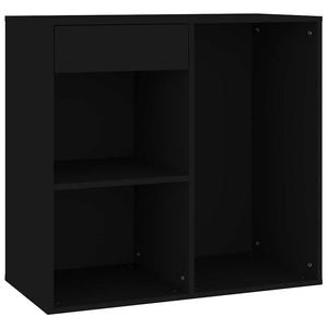 Schwarzer Kosmetikschrank 80x40x75 cm