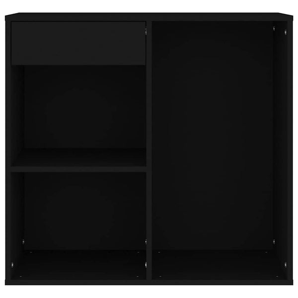 Schwarzer Kosmetikschrank 80x40x75 cm