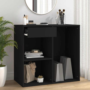 Schwarzer Kosmetikschrank 80x40x75 cm