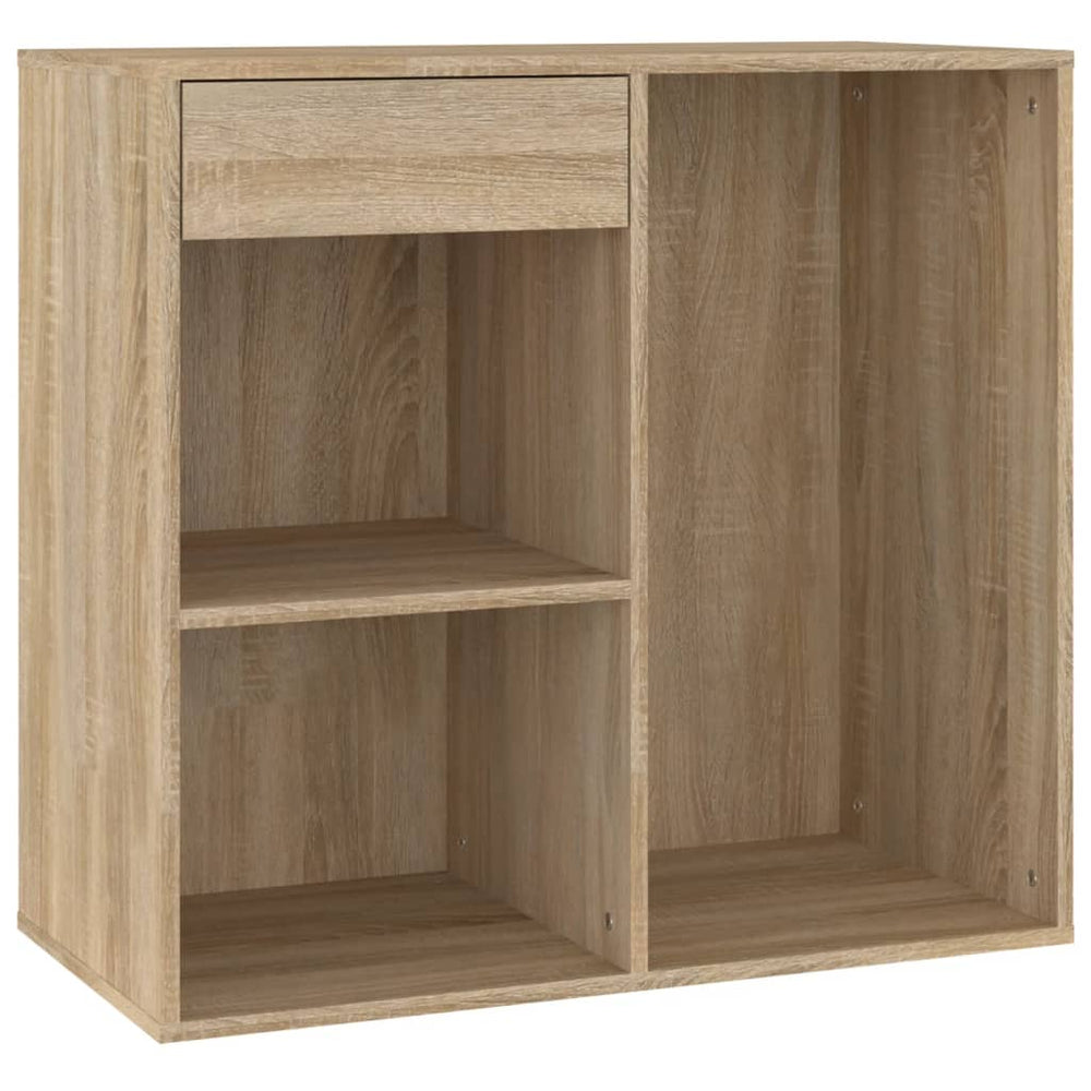 vidaXL Armoire à maquillage chêne sonoma 80x40x75 cm Bois d'ingénierie