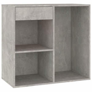 Betongrauer Kosmetikschrank 80x40x75 cm