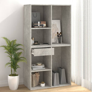 Betongrauer Kosmetikschrank 80x40x75 cm