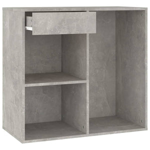 Betongrauer Kosmetikschrank 80x40x75 cm