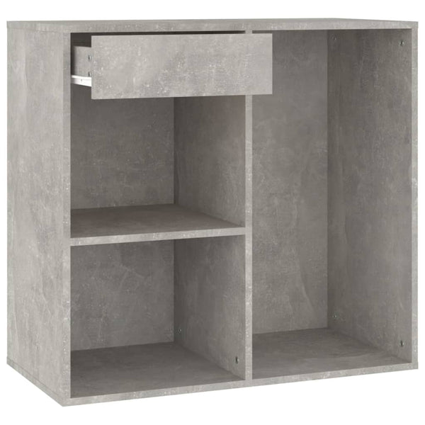 Betongrauer Kosmetikschrank 80x40x75 cm
