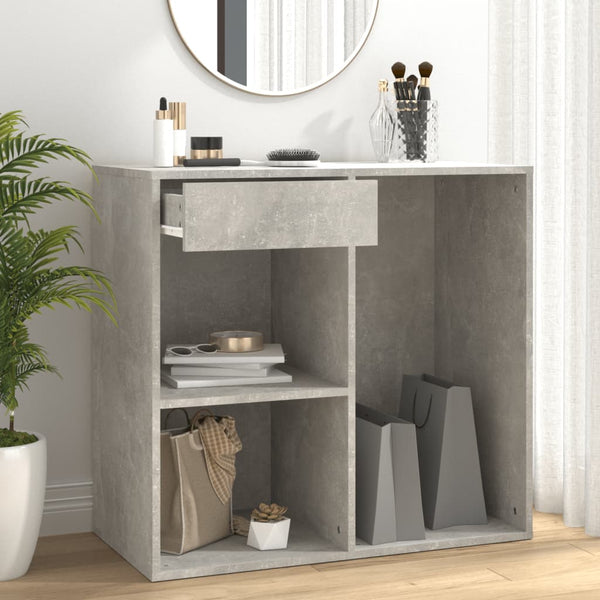Betongrauer Kosmetikschrank 80x40x75 cm
