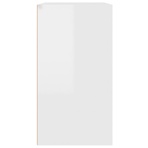 Kosmetikschrank Weiß Hochglanz 80x40x75 cm