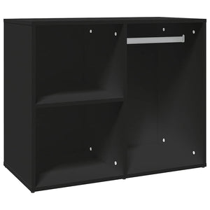 Schminktisch Regal Schwarz 80x40x65 cm