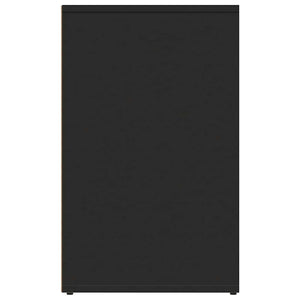 Schminktisch Regal Schwarz 80x40x65 cm