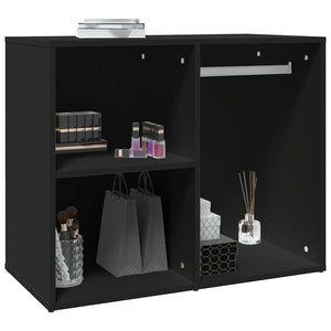 Schminktisch Regal Schwarz 80x40x65 cm