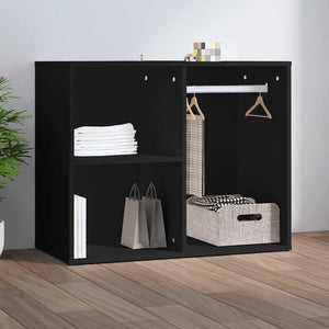 Schminktisch Regal Schwarz 80x40x65 cm