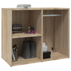 vidaXL Étagère de coiffeuse Chêne Sonoma 80x40x65 cm Bois d'ingénierie
