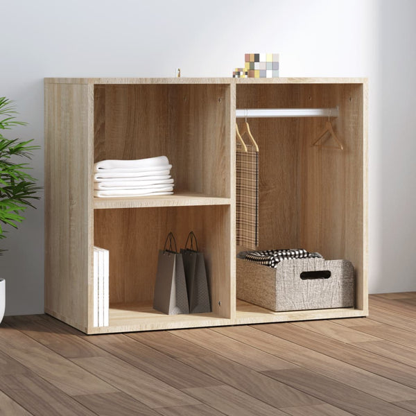 vidaXL Étagère de coiffeuse Chêne Sonoma 80x40x65 cm Bois d'ingénierie