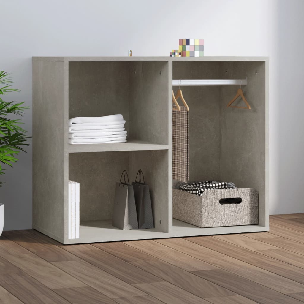 Schminktisch Regal Betongrau 80x40x65 cm