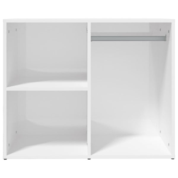 Schminktisch Regal Hochglanz Weiß 80x40x65 cm
