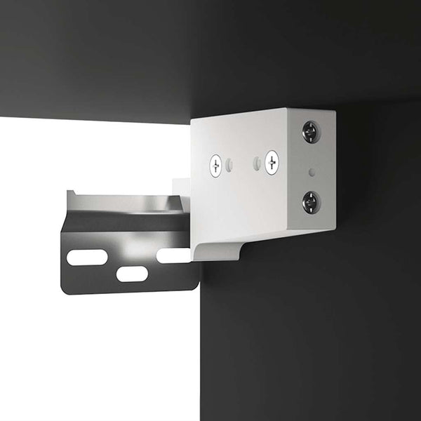 LED Spiegelschrank Schwarz 76x55 cm