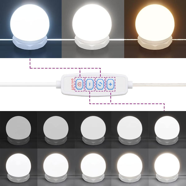 LED Spiegelschrank Sonoma-Eiche 76x55 cm