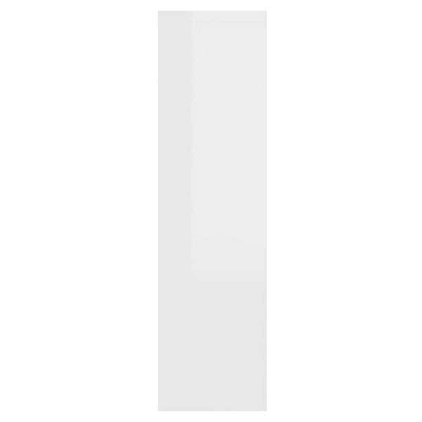 LED Spiegelschrank, Hochglanz Weiß, 76 cm