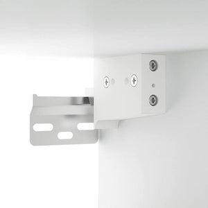 LED Spiegelschrank Weiß 91 cm