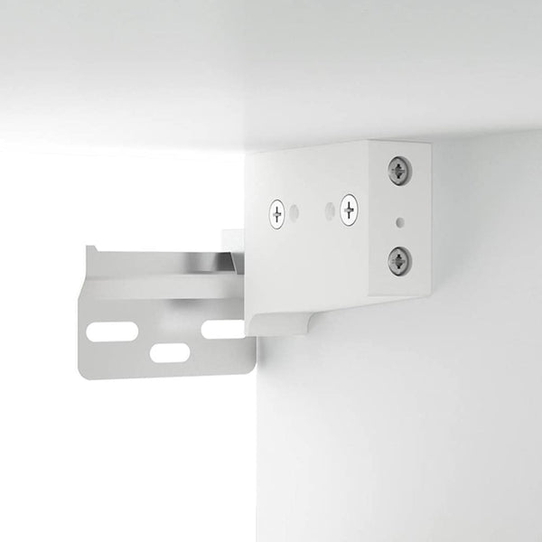LED Spiegelschrank Weiß 91 cm