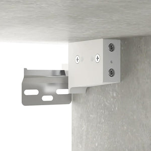 LED Spiegelschrank Betongrau 91 cm