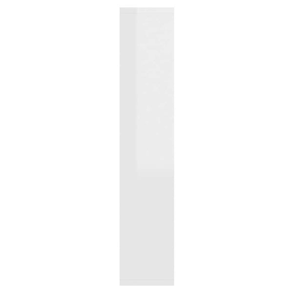 LED Spiegelschrank, Hochglanz Weiß, 91 cm