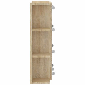 LED Spiegelschrank Sonoma Eiche 70x60 cm