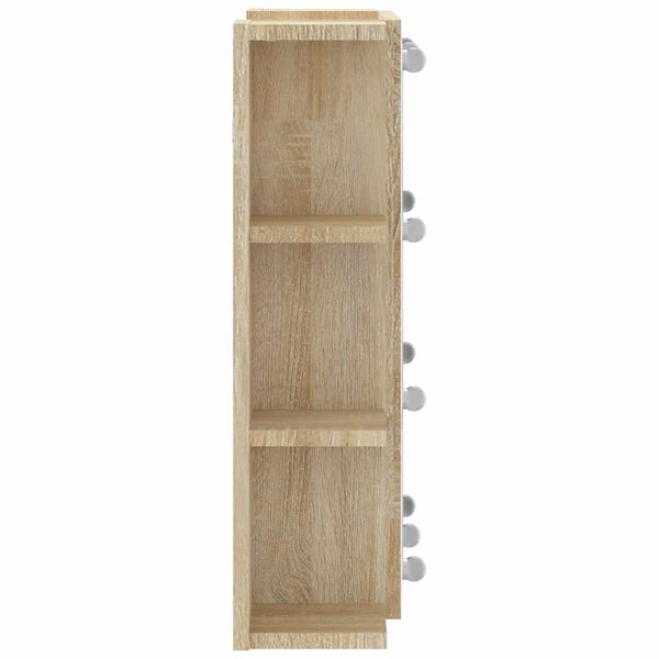 LED Spiegelschrank Sonoma Eiche 70x60 cm