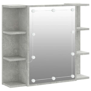 LED Spiegelschrank Betongrau 70x60 cm