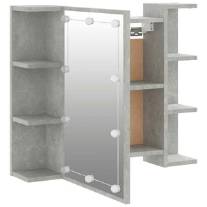 LED Spiegelschrank Betongrau 70x60 cm
