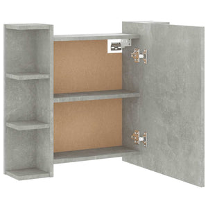 LED Spiegelschrank Betongrau 70x60 cm