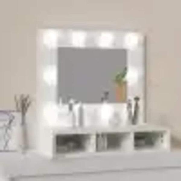 LED Spiegelschrank Weiß 60 cm